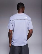 Zumu neck logo t-shirt in purple