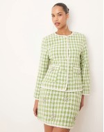 Dream  tweed co-ord in green